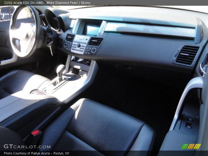 White Diamond Pearl / Ebony 2009 Acura RDX SH-AWD