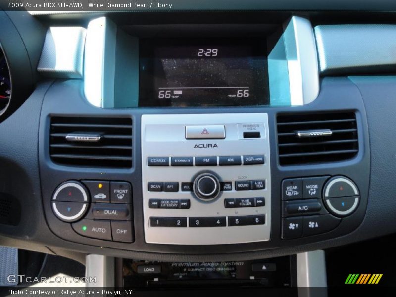 White Diamond Pearl / Ebony 2009 Acura RDX SH-AWD