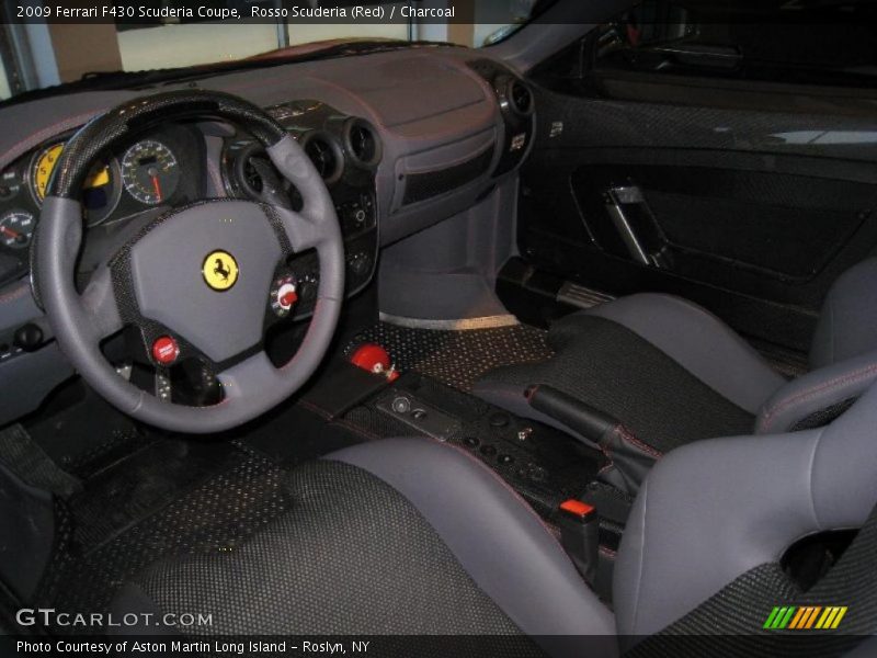  2009 F430 Scuderia Coupe Charcoal Interior