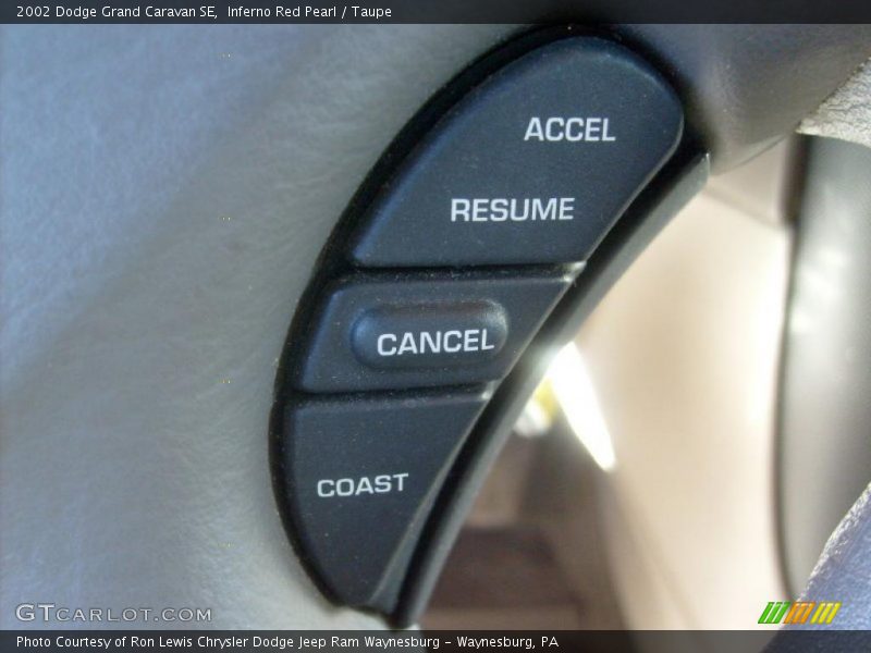 Inferno Red Pearl / Taupe 2002 Dodge Grand Caravan SE