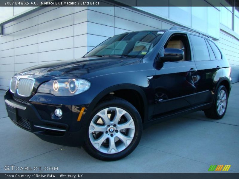 Monaco Blue Metallic / Sand Beige 2007 BMW X5 4.8i