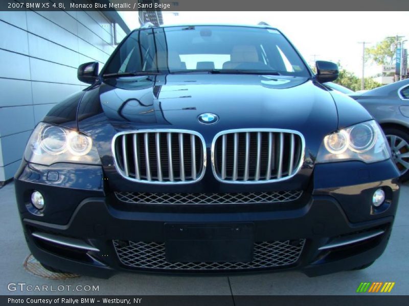 Monaco Blue Metallic / Sand Beige 2007 BMW X5 4.8i
