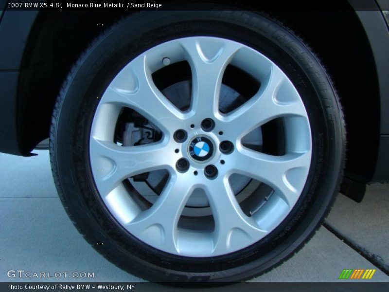 Monaco Blue Metallic / Sand Beige 2007 BMW X5 4.8i