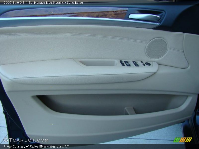 Monaco Blue Metallic / Sand Beige 2007 BMW X5 4.8i