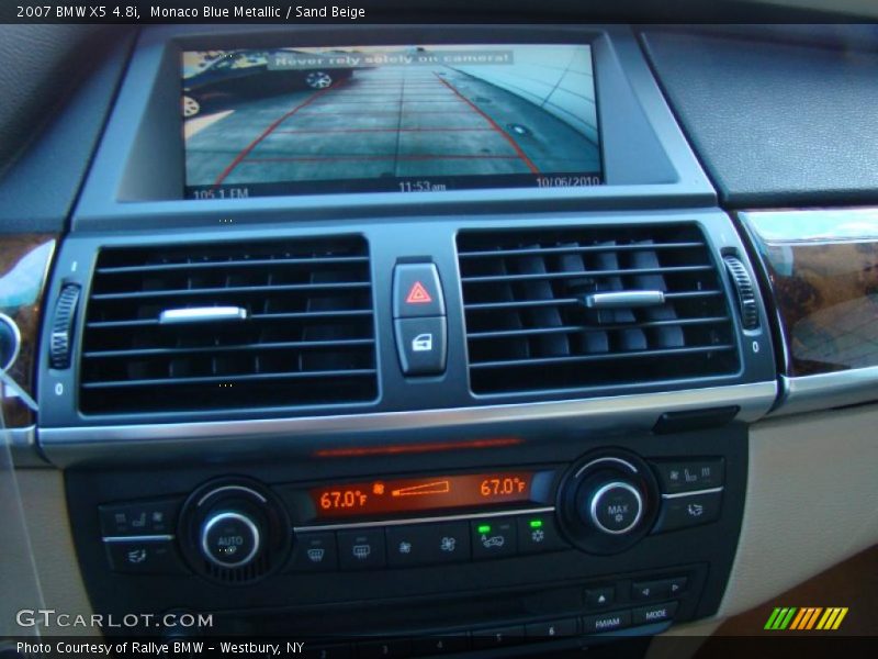 Monaco Blue Metallic / Sand Beige 2007 BMW X5 4.8i