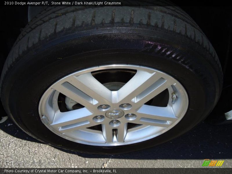 Stone White / Dark Khaki/Light Graystone 2010 Dodge Avenger R/T