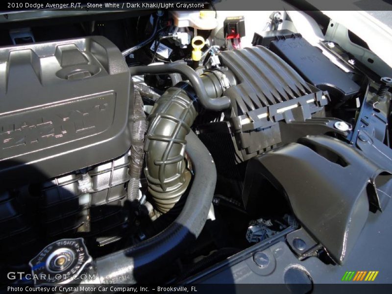 Stone White / Dark Khaki/Light Graystone 2010 Dodge Avenger R/T