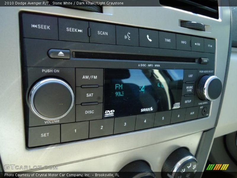 Controls of 2010 Avenger R/T