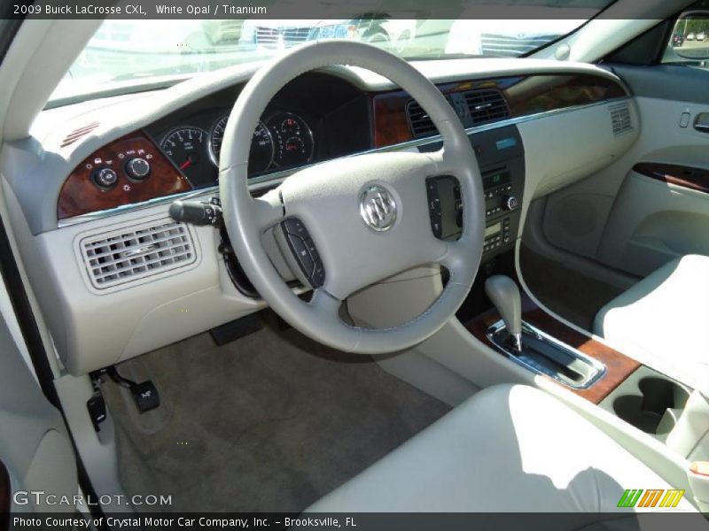 White Opal / Titanium 2009 Buick LaCrosse CXL