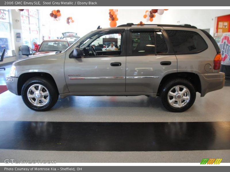 Steel Grey Metallic / Ebony Black 2006 GMC Envoy SLE