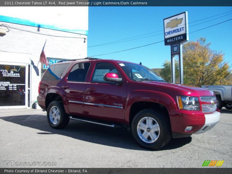 Red Jewel Tintcoat / Light Cashmere/Dark Cashmere 2011 Chevrolet Tahoe LT 4x4
