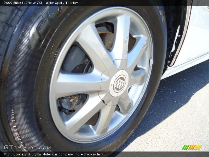 White Opal / Titanium 2009 Buick LaCrosse CXL