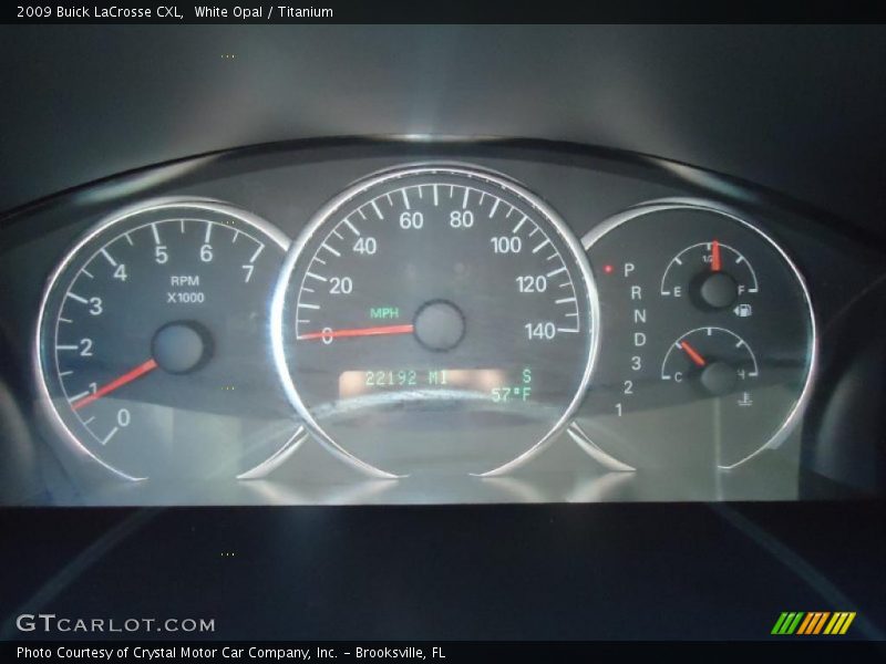 White Opal / Titanium 2009 Buick LaCrosse CXL