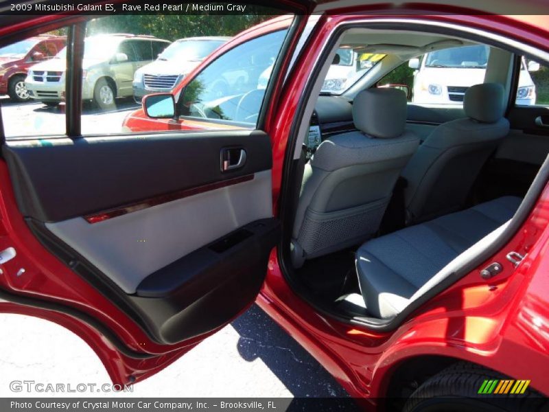 Rave Red Pearl / Medium Gray 2009 Mitsubishi Galant ES