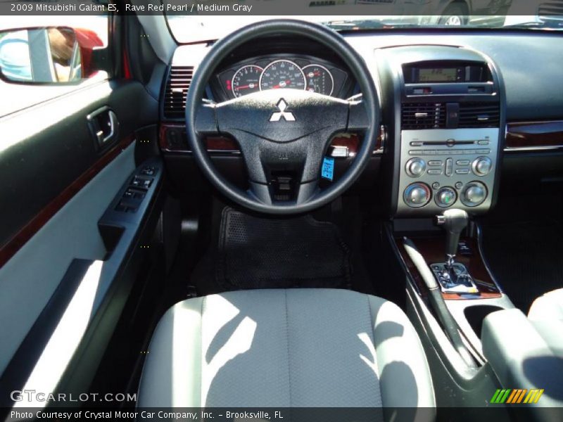 Rave Red Pearl / Medium Gray 2009 Mitsubishi Galant ES