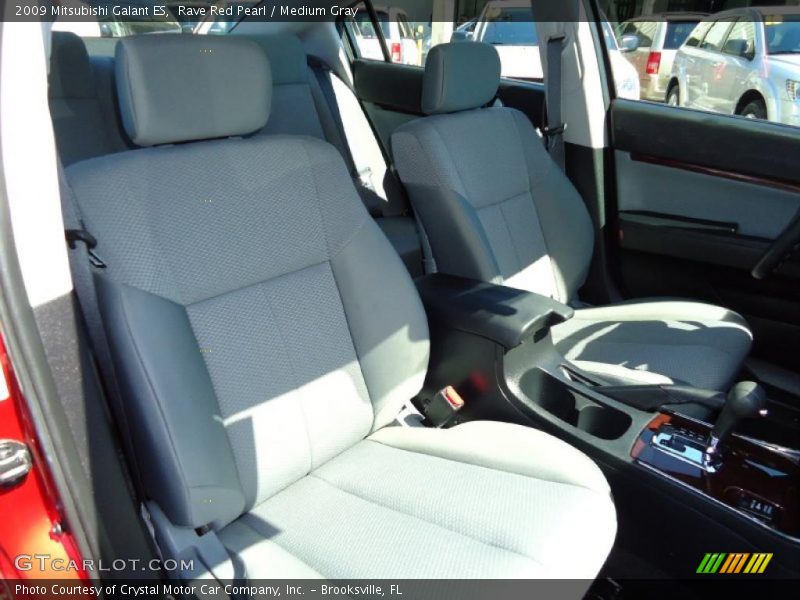 Rave Red Pearl / Medium Gray 2009 Mitsubishi Galant ES