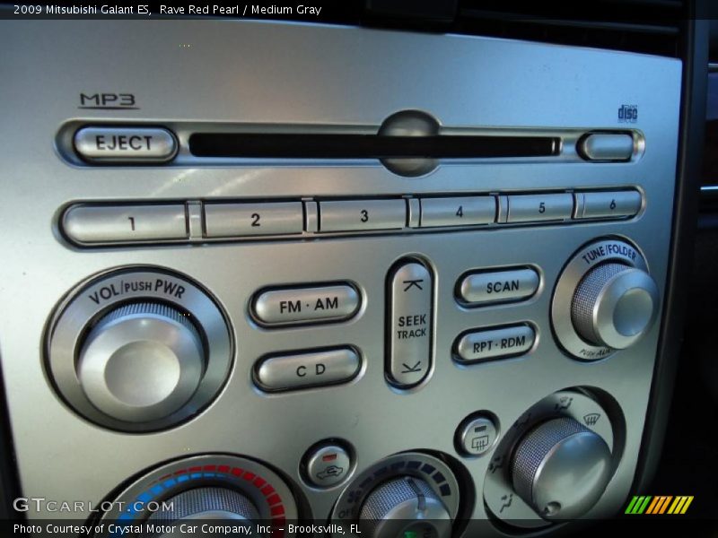 Rave Red Pearl / Medium Gray 2009 Mitsubishi Galant ES