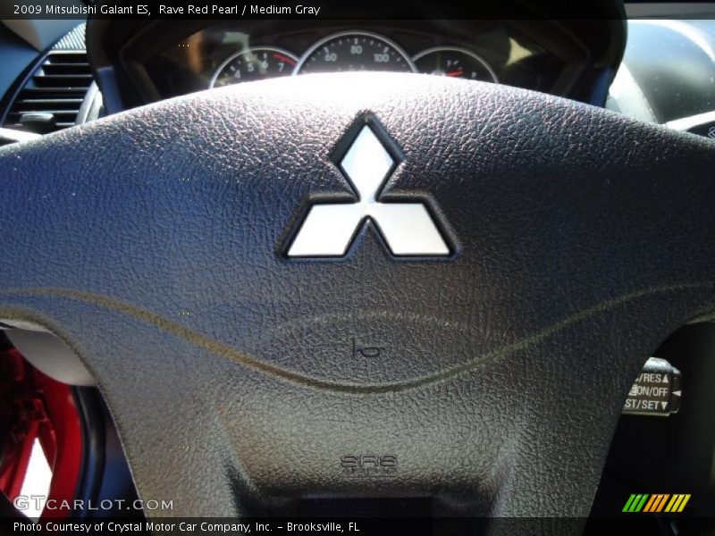 Rave Red Pearl / Medium Gray 2009 Mitsubishi Galant ES