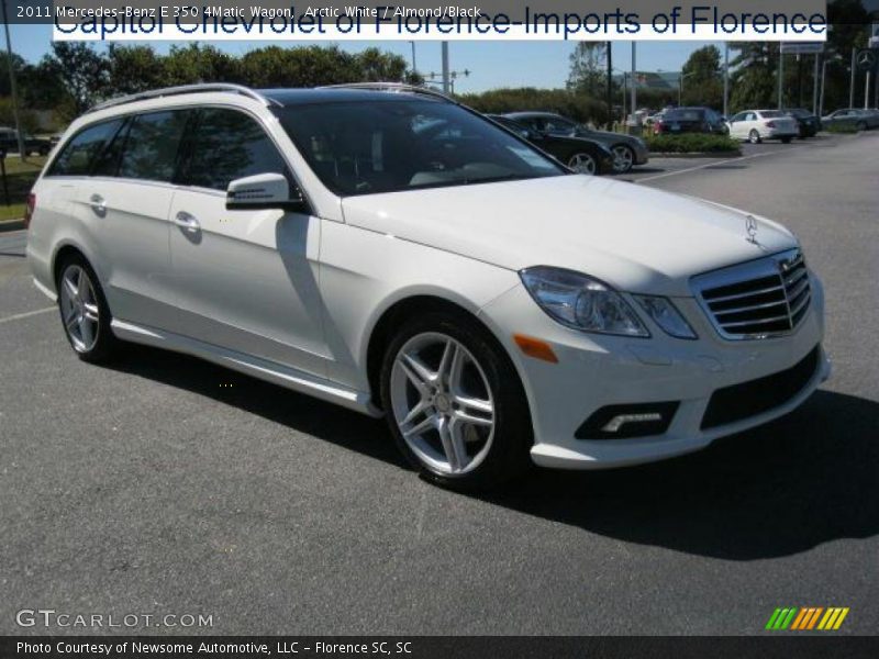 Arctic White / Almond/Black 2011 Mercedes-Benz E 350 4Matic Wagon