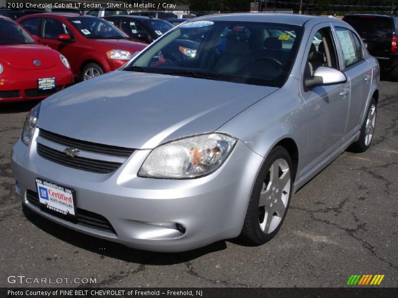 Silver Ice Metallic / Gray 2010 Chevrolet Cobalt LT Sedan