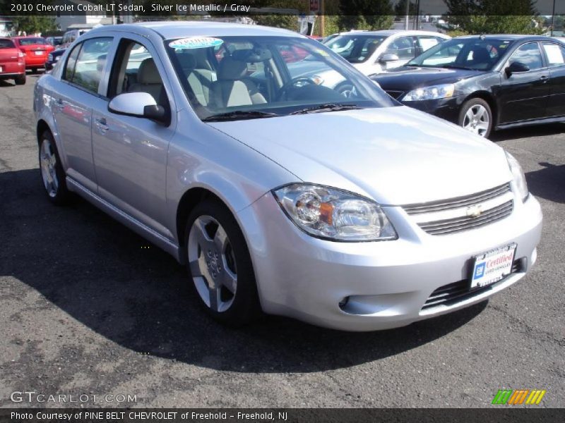 Silver Ice Metallic / Gray 2010 Chevrolet Cobalt LT Sedan