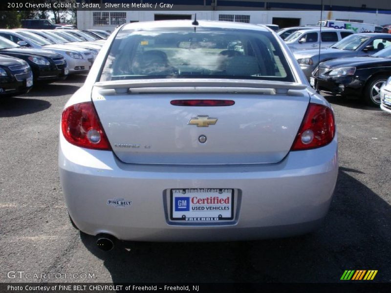 Silver Ice Metallic / Gray 2010 Chevrolet Cobalt LT Sedan