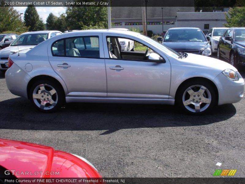 Silver Ice Metallic / Gray 2010 Chevrolet Cobalt LT Sedan