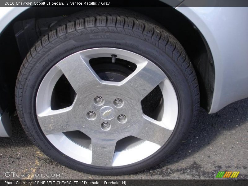 Silver Ice Metallic / Gray 2010 Chevrolet Cobalt LT Sedan