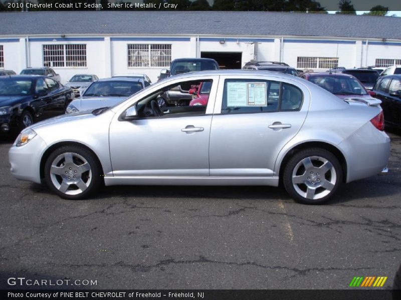 Silver Ice Metallic / Gray 2010 Chevrolet Cobalt LT Sedan