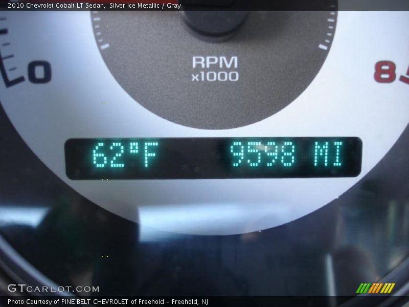 Silver Ice Metallic / Gray 2010 Chevrolet Cobalt LT Sedan