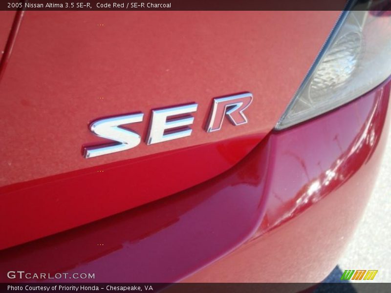 Code Red / SE-R Charcoal 2005 Nissan Altima 3.5 SE-R