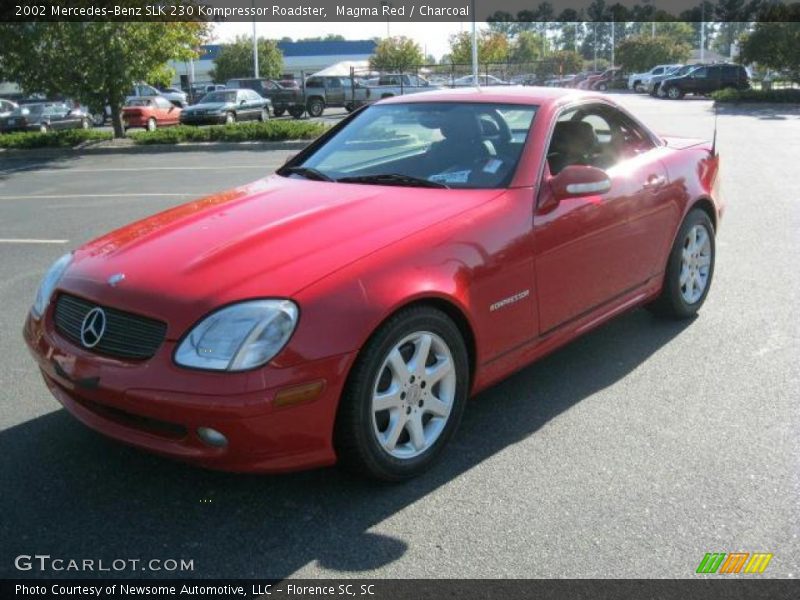 Magma Red / Charcoal 2002 Mercedes-Benz SLK 230 Kompressor Roadster