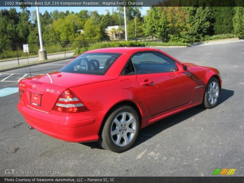 Magma Red / Charcoal 2002 Mercedes-Benz SLK 230 Kompressor Roadster