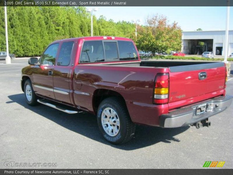 Sport Red Metallic / Neutral 2005 GMC Sierra 1500 SLT Extended Cab
