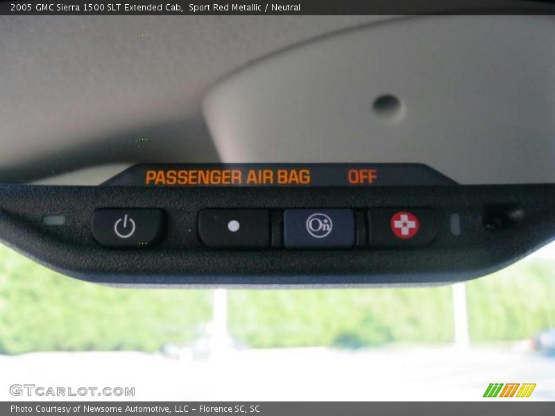 Sport Red Metallic / Neutral 2005 GMC Sierra 1500 SLT Extended Cab