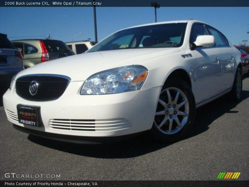 White Opal / Titanium Gray 2006 Buick Lucerne CXL