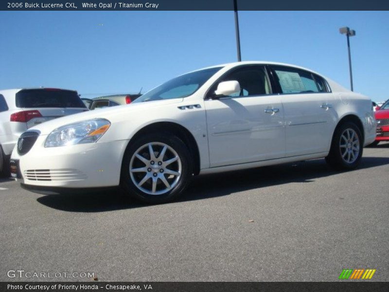 White Opal / Titanium Gray 2006 Buick Lucerne CXL