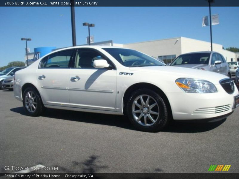 White Opal / Titanium Gray 2006 Buick Lucerne CXL