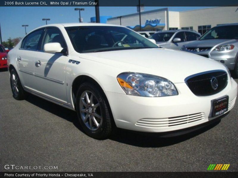 White Opal / Titanium Gray 2006 Buick Lucerne CXL