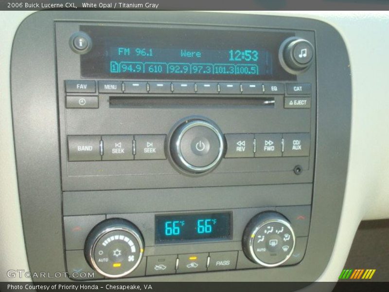White Opal / Titanium Gray 2006 Buick Lucerne CXL