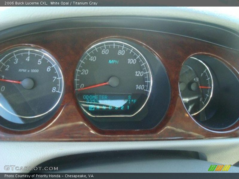 White Opal / Titanium Gray 2006 Buick Lucerne CXL