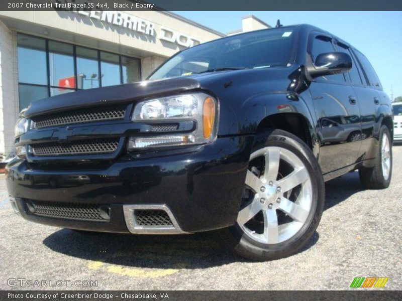 Black / Ebony 2007 Chevrolet TrailBlazer SS 4x4