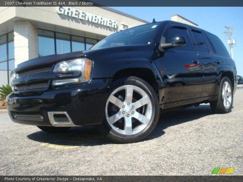 Black / Ebony 2007 Chevrolet TrailBlazer SS 4x4