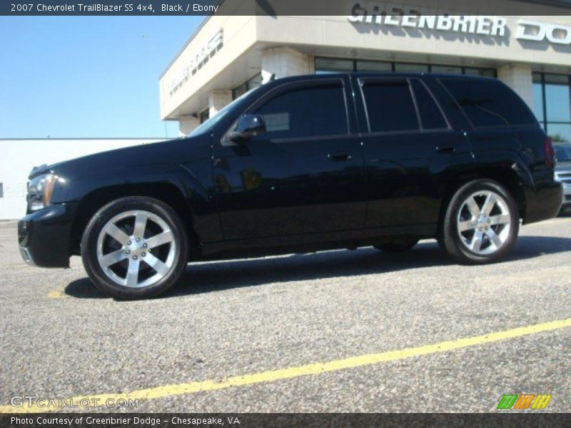 Black / Ebony 2007 Chevrolet TrailBlazer SS 4x4