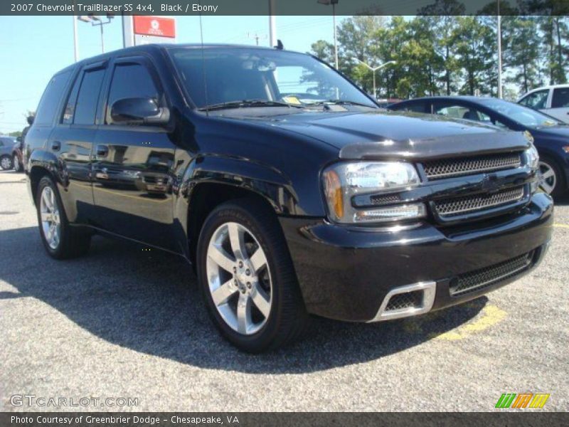 Black / Ebony 2007 Chevrolet TrailBlazer SS 4x4