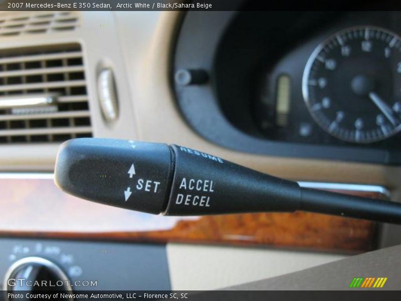 Arctic White / Black/Sahara Beige 2007 Mercedes-Benz E 350 Sedan