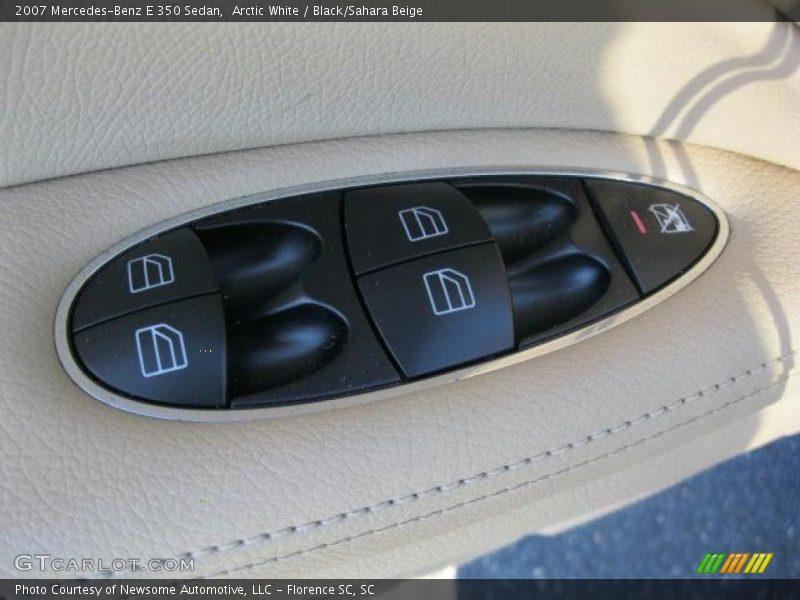 Arctic White / Black/Sahara Beige 2007 Mercedes-Benz E 350 Sedan
