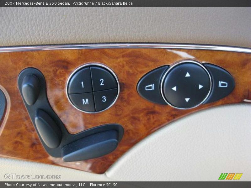 Arctic White / Black/Sahara Beige 2007 Mercedes-Benz E 350 Sedan