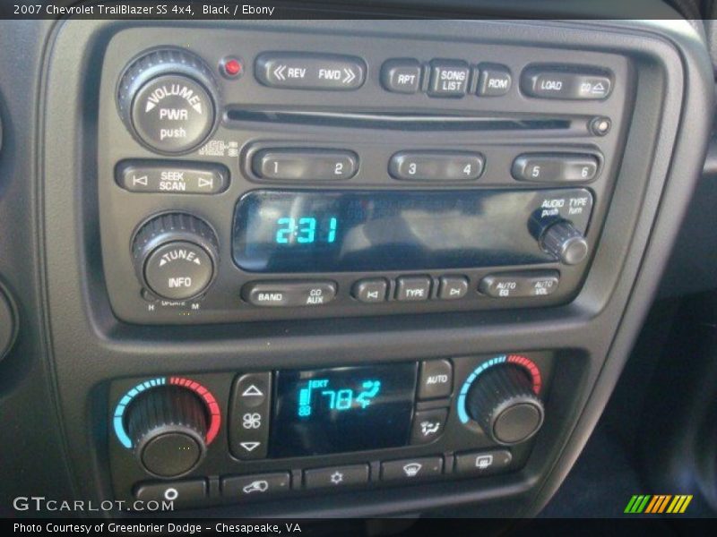 Black / Ebony 2007 Chevrolet TrailBlazer SS 4x4