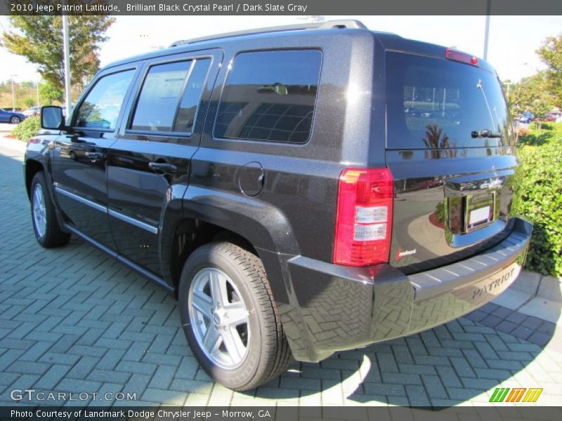 Brilliant Black Crystal Pearl / Dark Slate Gray 2010 Jeep Patriot Latitude